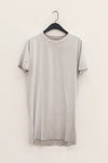 BORIS BIDJAN SABERI Short Sleeve T-Shirt TS ONE PIECE RF F035 Faded Light Gray 2 PBBS21